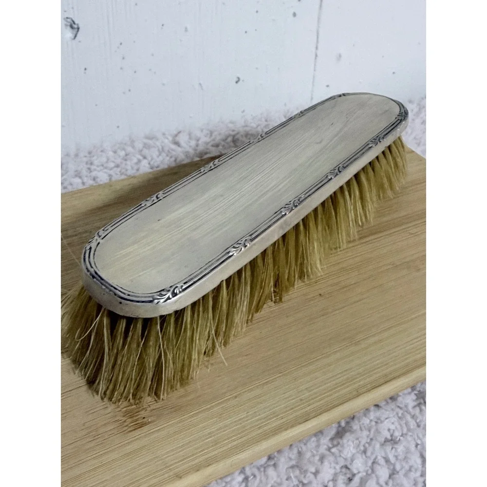 Vintage 1922 Adie Brothers Sterling Silver Clothes Brush Birmingham Hallmarked